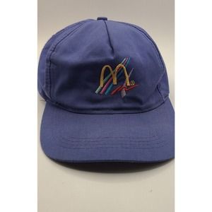 Rare Vintage 90’s Purple McDonald’s Uniform Snapback Hat
